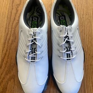 FootJoy White and Black Men’s Athletic Golf Shoes